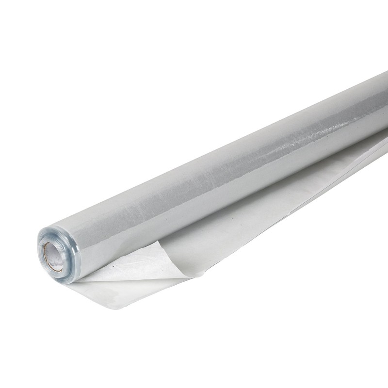 V44216/6 Crystal Clear Vinyl Sheeting-Packaged Rolls, 44″ x 18′ x 4Mil