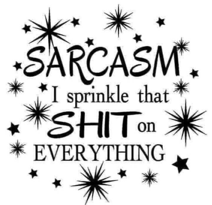 Sarcasm I Sprinkle That Shxt On Everything Decal