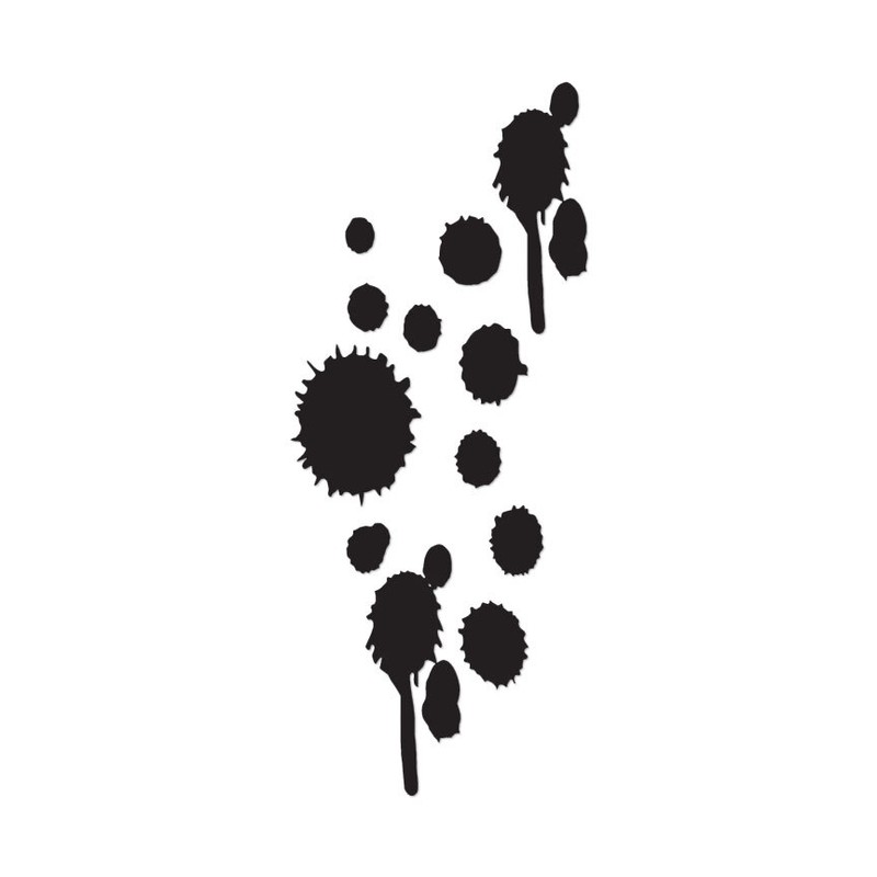 Paint Splatter – Vinyl Decal Sticker – Multiple Color & Sizes – ebn497