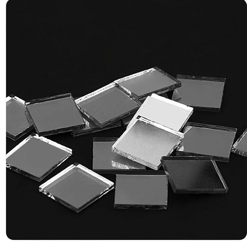 15 10CM Self Adhesive Mosaic Mirror Tiles Glass Wall Sticker DIY 150pcs 1 1cm gallery