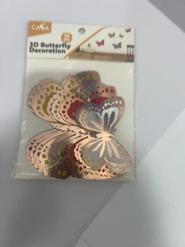 12 x 3D Butterfly Wall Stickers Home Decor Room Decoration Sticker Bedroom Cute