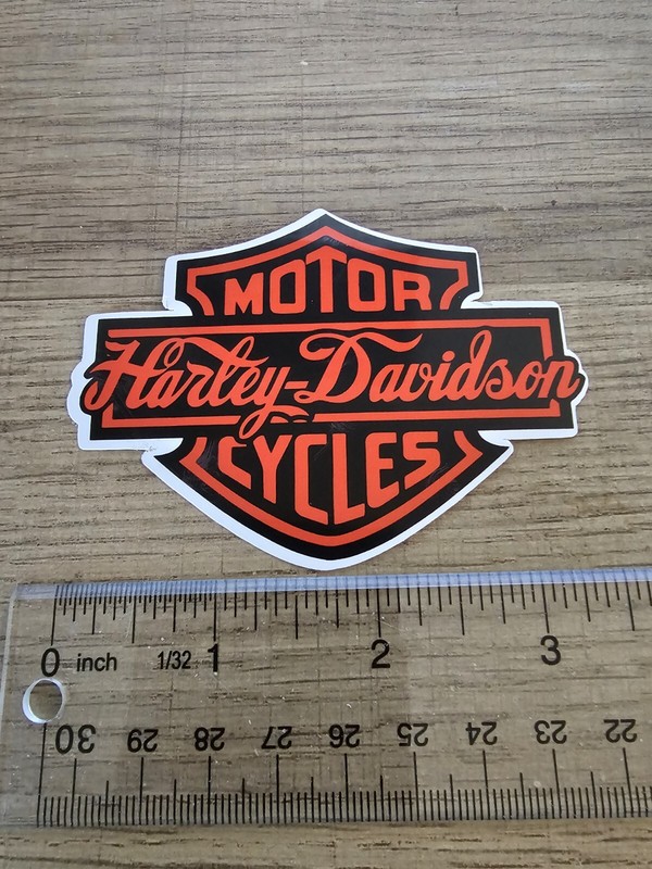 Harley Davidson Cursive Name Sticker gallery