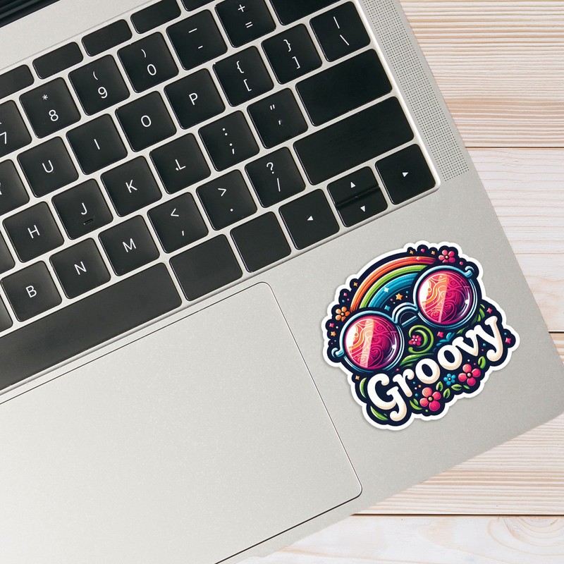 Groovy - Vinyl Decal Sticker - Car Window Laptop - #1342 gallery