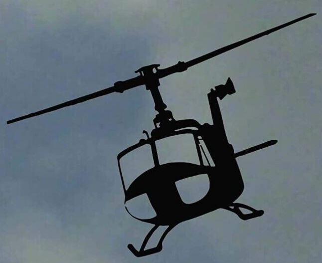 Vinyl Decal for Window - Military Helicopter, Various Colors & Sizes gallery