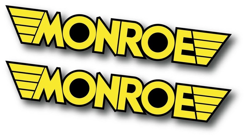 2X MONROE DECAL STICKER 3M USA MADE TRUCK VEHICLE WINDOW WALL CAR RACING RACE