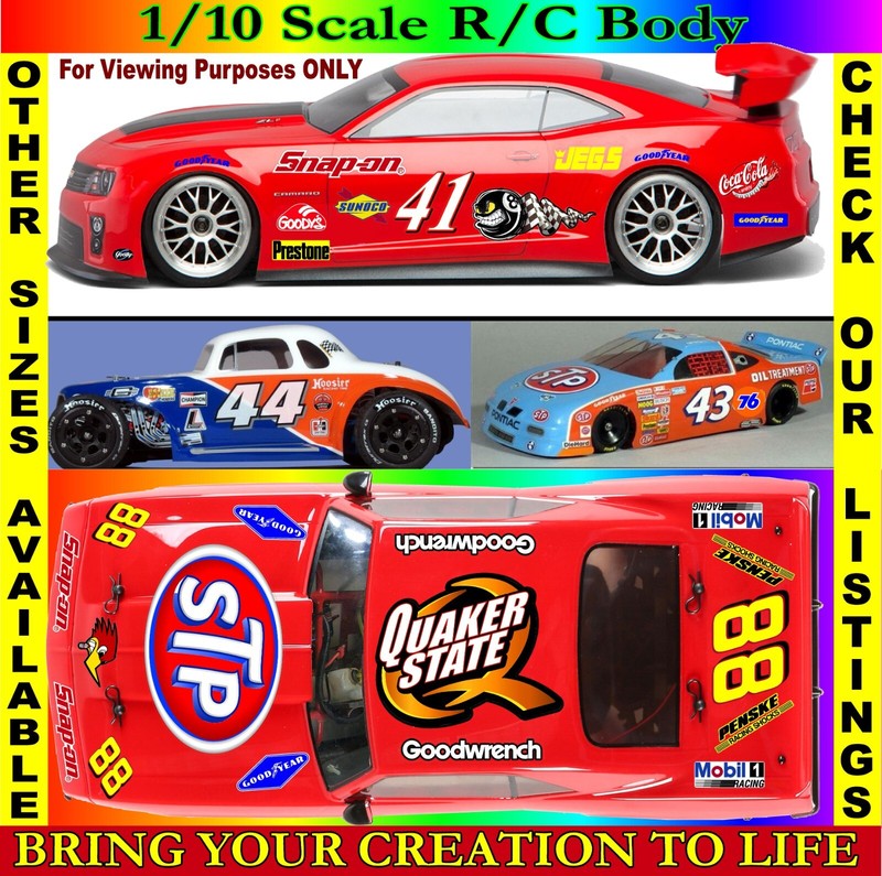 Clear Matte Vinyl Sticker Sheet#18-R/C MODEL Decal fits 1/10-1/16 Scale FordMoog gallery