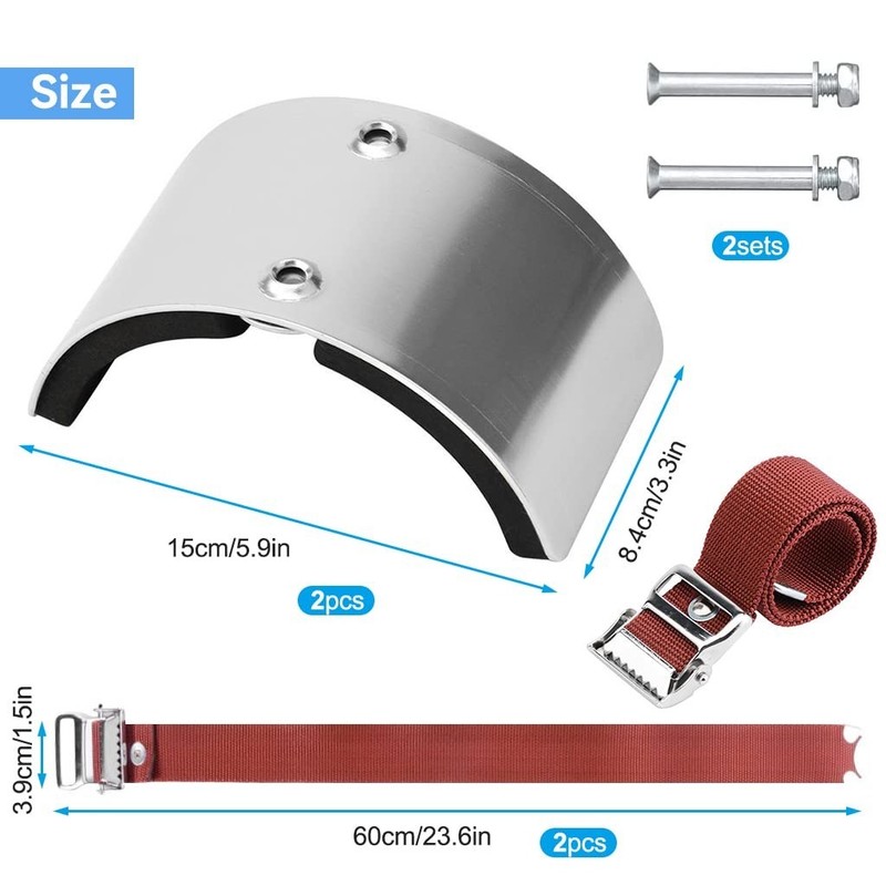 2 PCS Drywall Stilt Replacement Parts, Leg Straps Kit for Stilts, Leg Fixing gallery