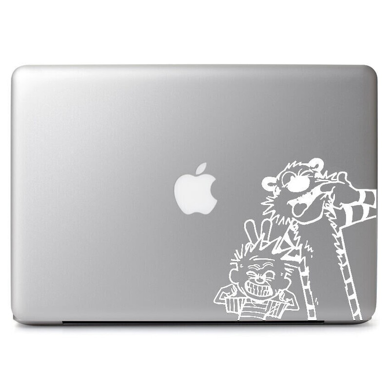 Calvin & Hobbes Art Cartoon Vinyl Decal for Laptop Apple Macbook Wall Car Door