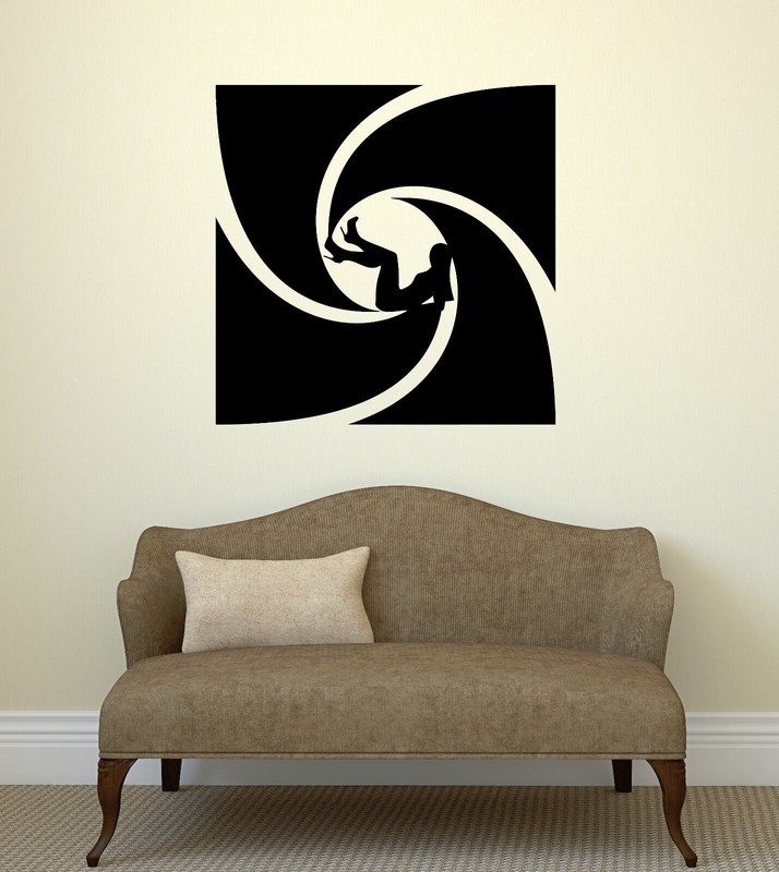 Wall Stickers Secret Agent James Bond Sexy Girl Vinyl Decal (ig2076) gallery