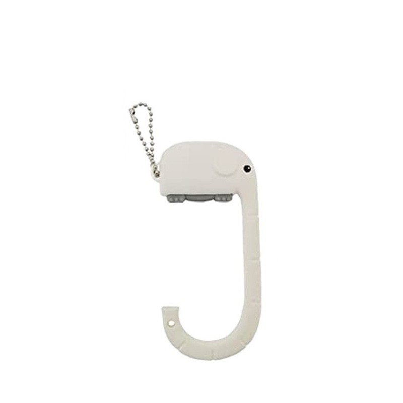 Portable Lightweight Bag Hook No Tools Required Desk Edge Mount White Pink gallery