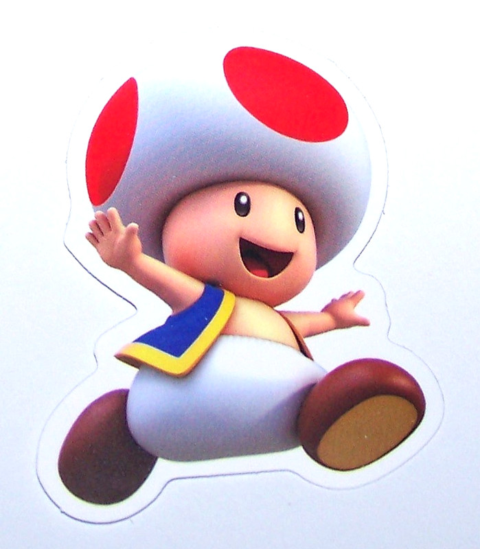 Super Mario Bros Cut Sticker Decal Movie Nintendo Video Game Toad