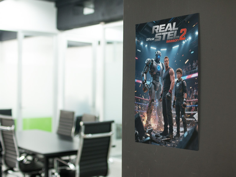 REEL STEEL 2 Wall Vinyl Decal Poster CANVAS Print Removable Adhesive gallery