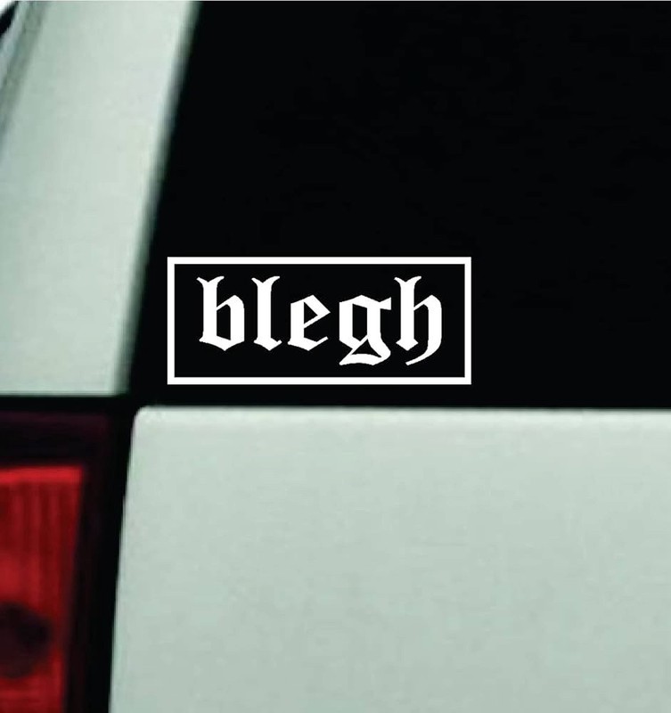 Blegh Car Window Windshield Truck JDM Decal Sticker Banner Vinyl Music