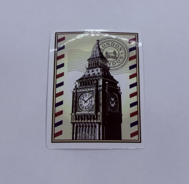 Big Ben Clock Sticker Travel City London Tour Art Decal Vinyl Souvenir Tc9