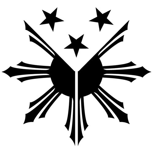 PHILIPPINES FLAG LOGO SUN STAR PINOY PINAY CUSTOM VINYL DECAL STICKER (PH-03)