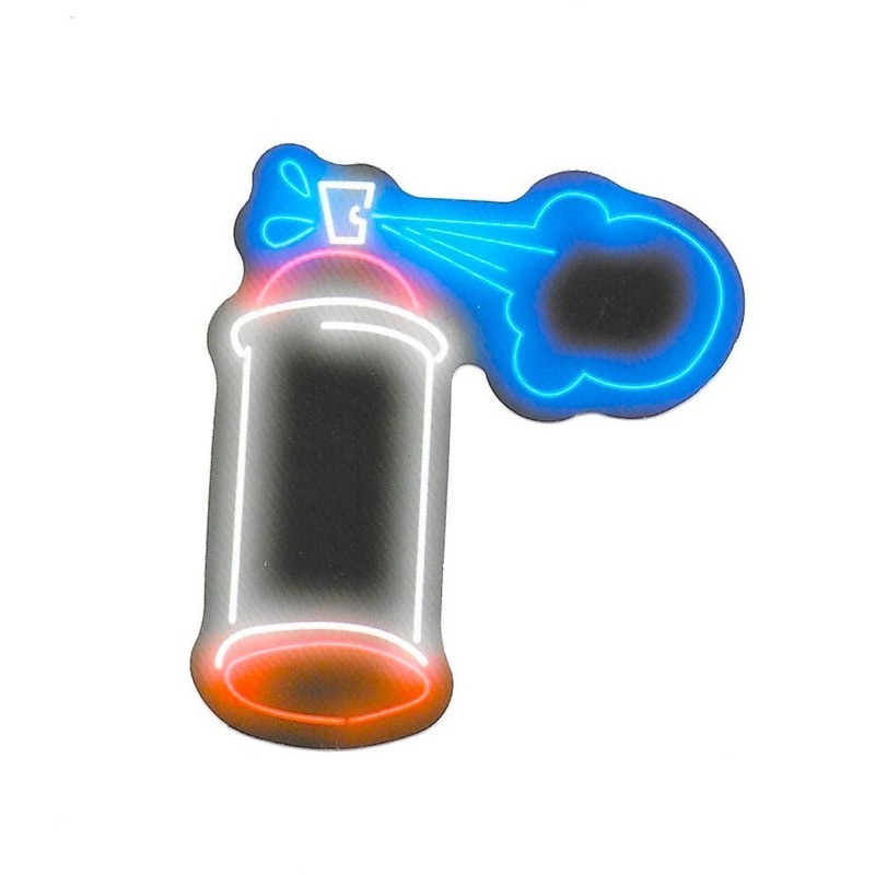 Spray Paint Can Sticker Die Cut Vinyl Decal Neon Graffiti Street Art Urban