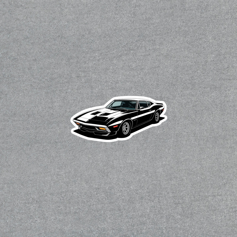 Classic Muscle Car Vinyl Sticker – Vintage Auto Decal for Car Enthusiasts #6222