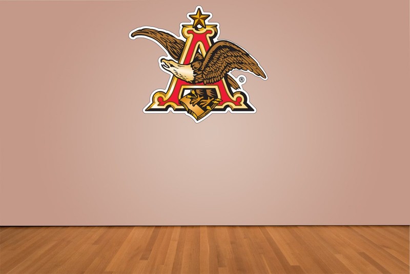 Anheuser Busch Logo Indoor Wall Vinyl Decal Sticker 5″ – 52″