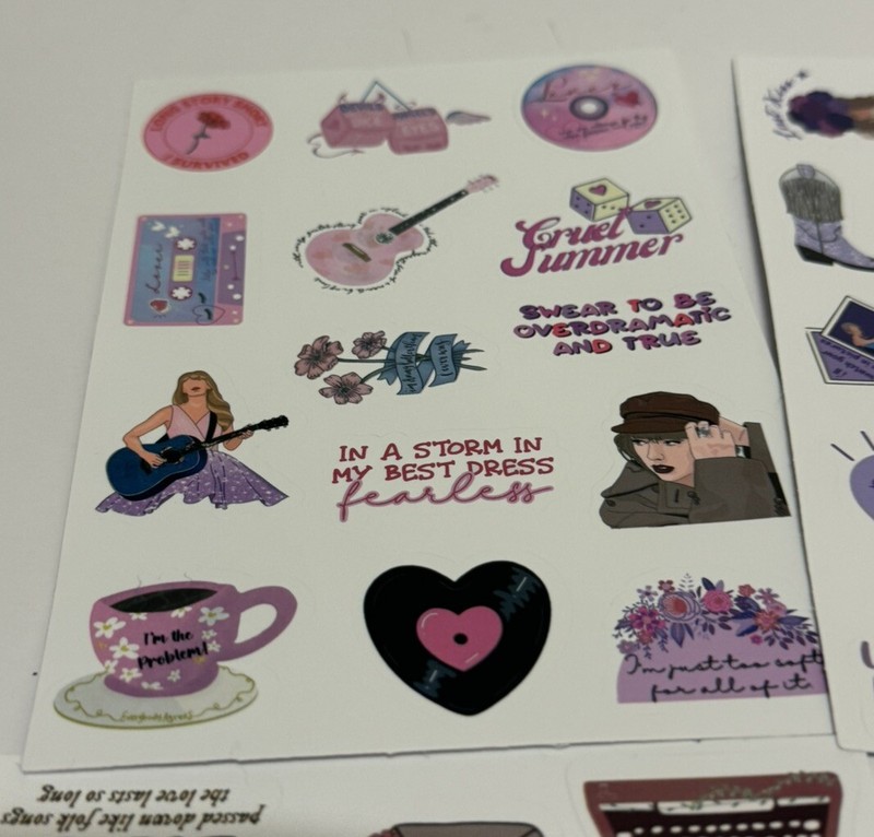 *100 Stickers!* Taylor Swift Eras Tour Music Stickers 100 Pcs W/ No duplicates! gallery