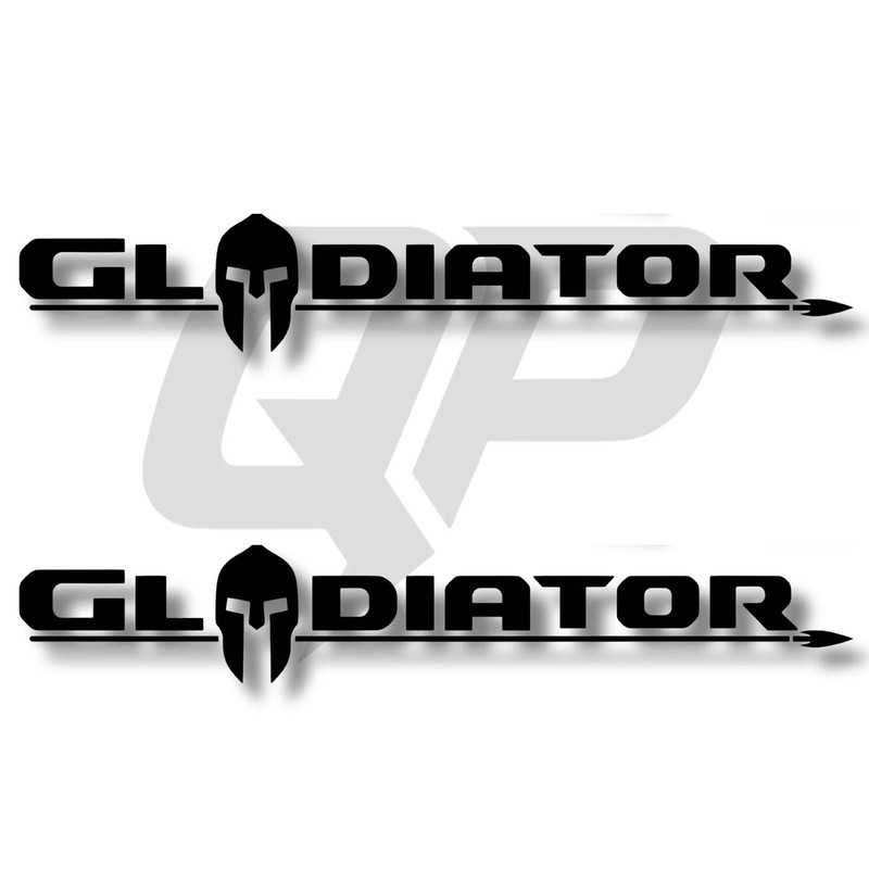 Aftermarket Jeep Gladiator Spartan Decal – Set of 2