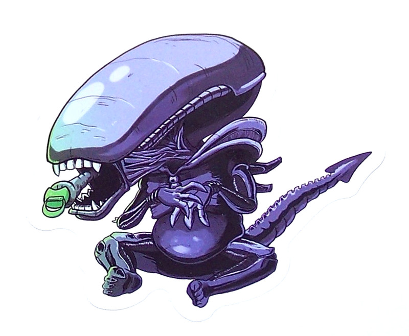 ALIEN Cut Sticker Decal Movie Horror Film ALIENS