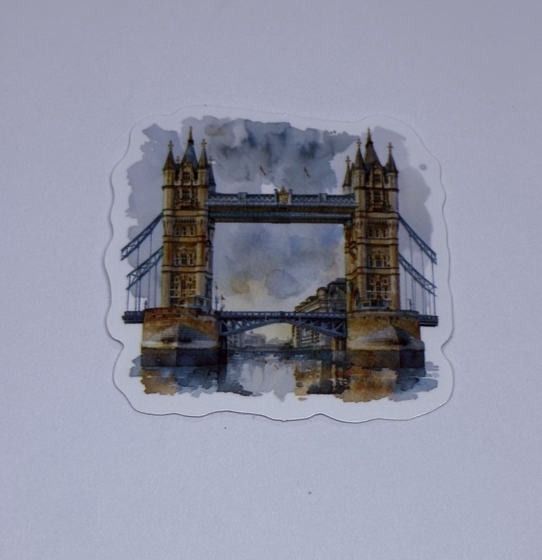 London Tower Bridge Sticker Iconic Travel City Art Decal Vinyl Paint Style Tc9