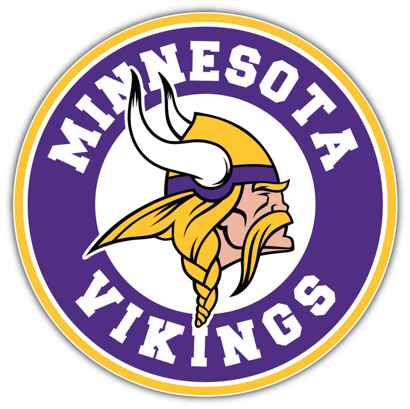 Minnesota Vikings Logo NFL Sport Car Bumper Sticker Decal “SIZES”