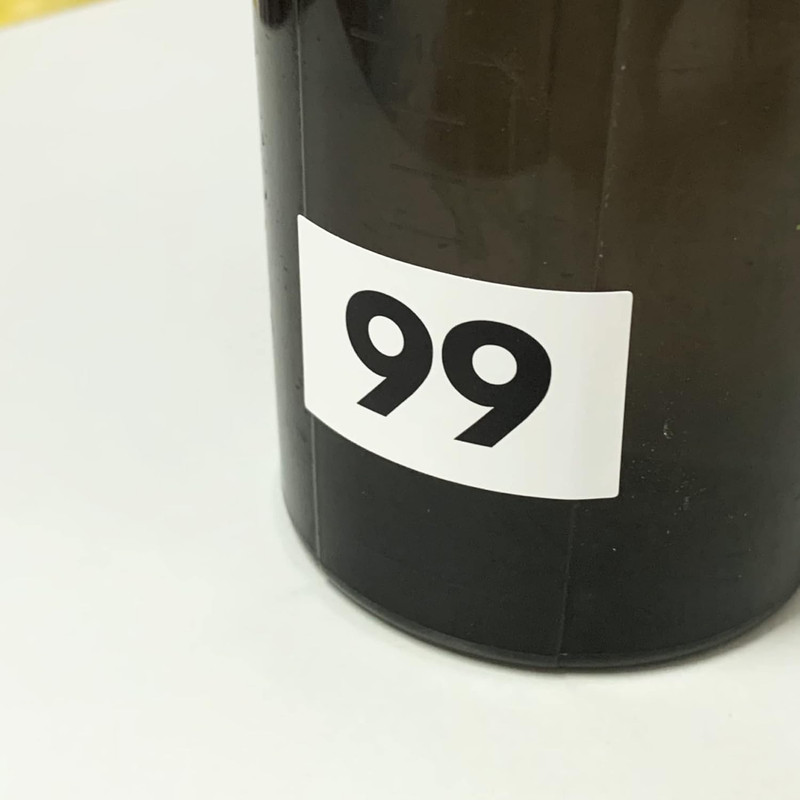 5 Sets, 1-100 Number Stickers Waterproof Vinyl - 1.5" x 1", Black Numbers gallery