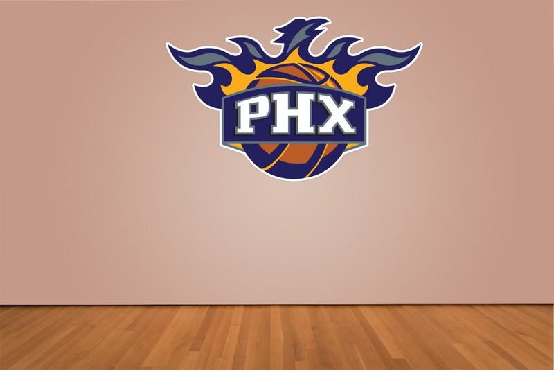 Phoenix Suns Basketball Indoor Wall Vinyl Decal Sticker 5″ – 52″