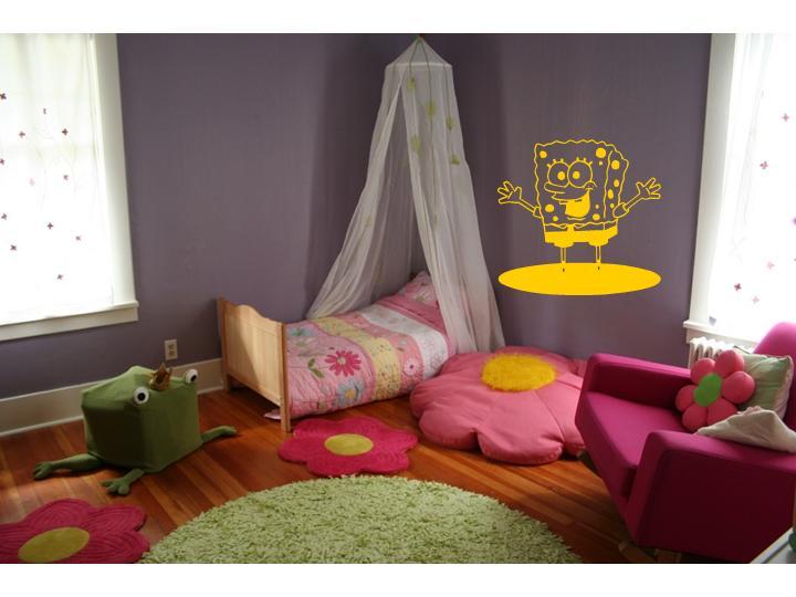 SPONGEBOB Girls Boys Bedroom Baby Nursery Wall Decal