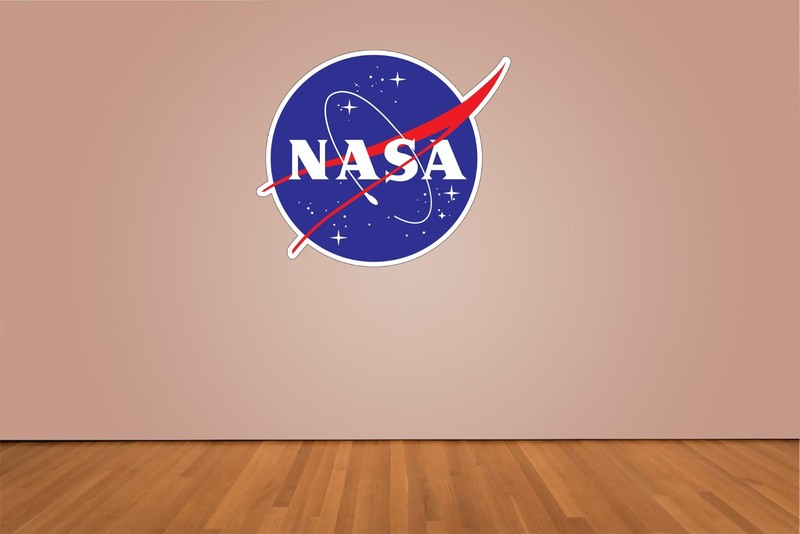 NASA Logo Indoor Wall Vinyl Decal Sticker 5″ – 52″