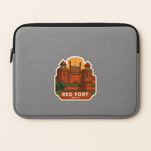Red Fort India Iron On Heat Transfer Vinyl HTV Die-Cut Symbolic Landmark Design gallery