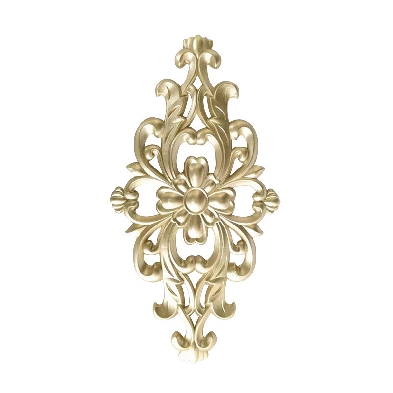 1Pc Plastic Carved Applique Self-adhesive Furniture Decal Wall Door Sticker gallery