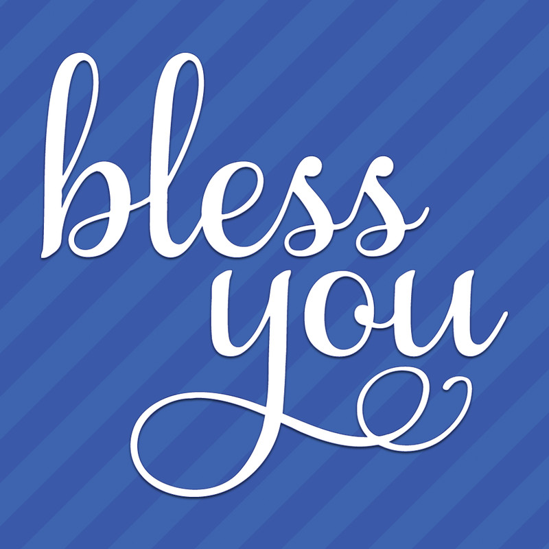 Bless You Vinyl Decal Sticker