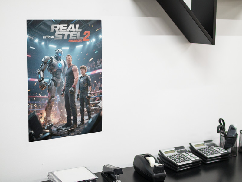 REEL STEEL 2 Wall Vinyl Decal Poster CANVAS Print Removable Adhesive gallery