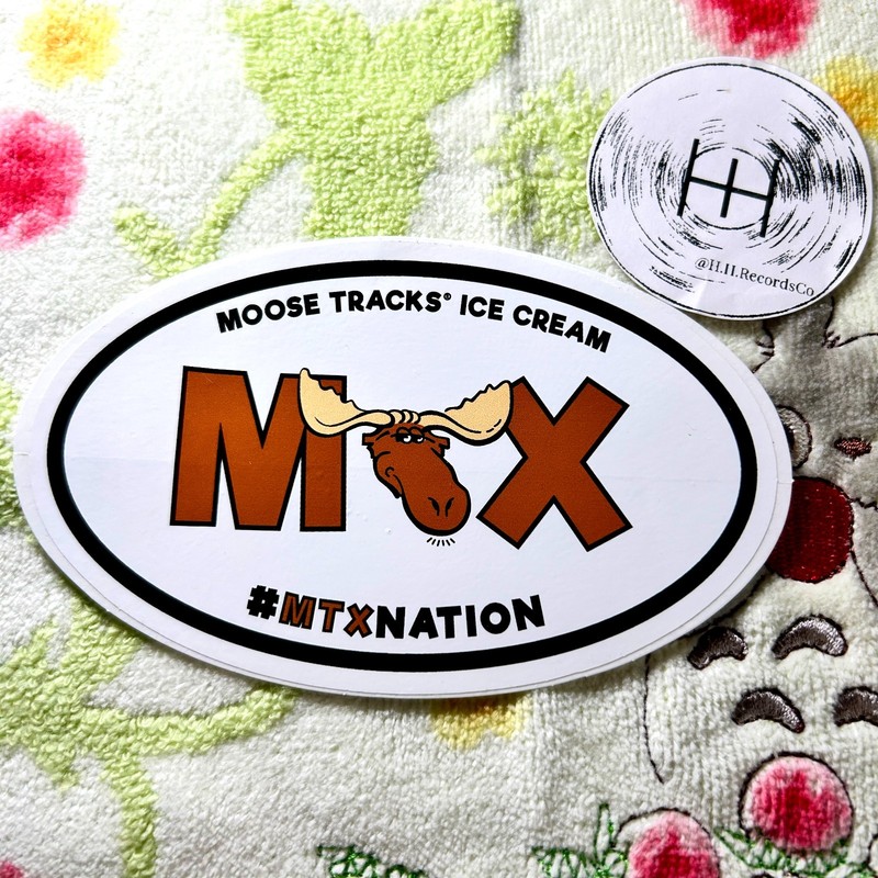 Moose Tracks Ice Cream MTX Nation 4″ Official Decal Sticker New