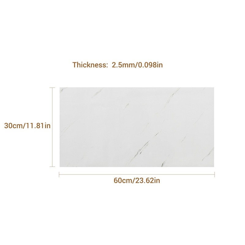 10-50pcs Self Adhesive Kitchen Wall Tiles Bathroom Tile Sticker Peel Stick US gallery