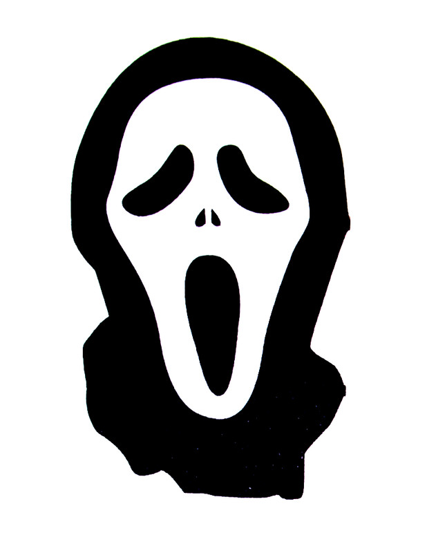 SCREAM Cut Sticker Decal Movie Horror Film Ghost Scream