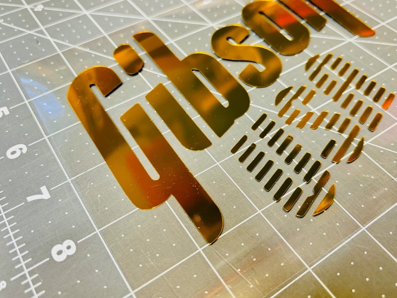 Gibson USA Vinyl Decal - Many Sizes & Colors Buy 2 Get 1 FREE + FREE Ship gallery