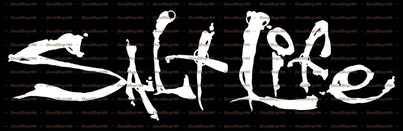 Salt Life -Outdoor Performance Apparel- Car Vinyl Die-Cut Peel N’ Stick Decals
