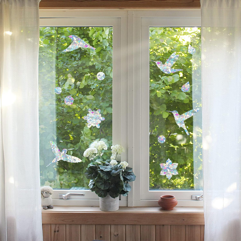 Anti-Collision Window Stickers for Birds, Window Strike Prevention Sticker gallery