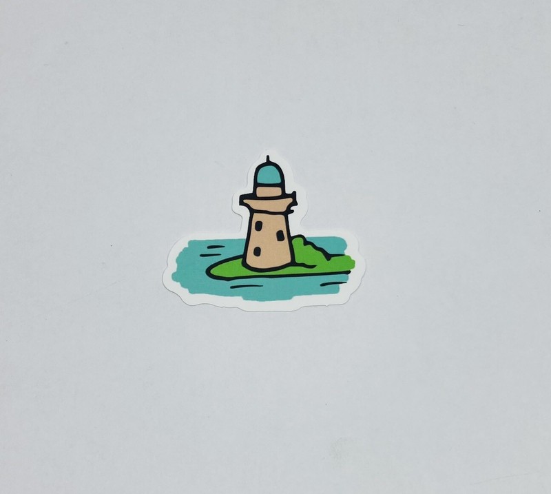 Light House Island Sticker Scrapbook Travel Decal Vinyl Souvenir Tc6