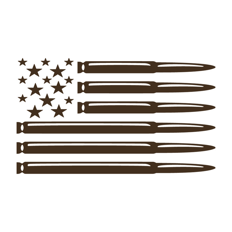 American Bullet Flag Made in USA Multiple colors 21 in (H) x 36in (W) gallery