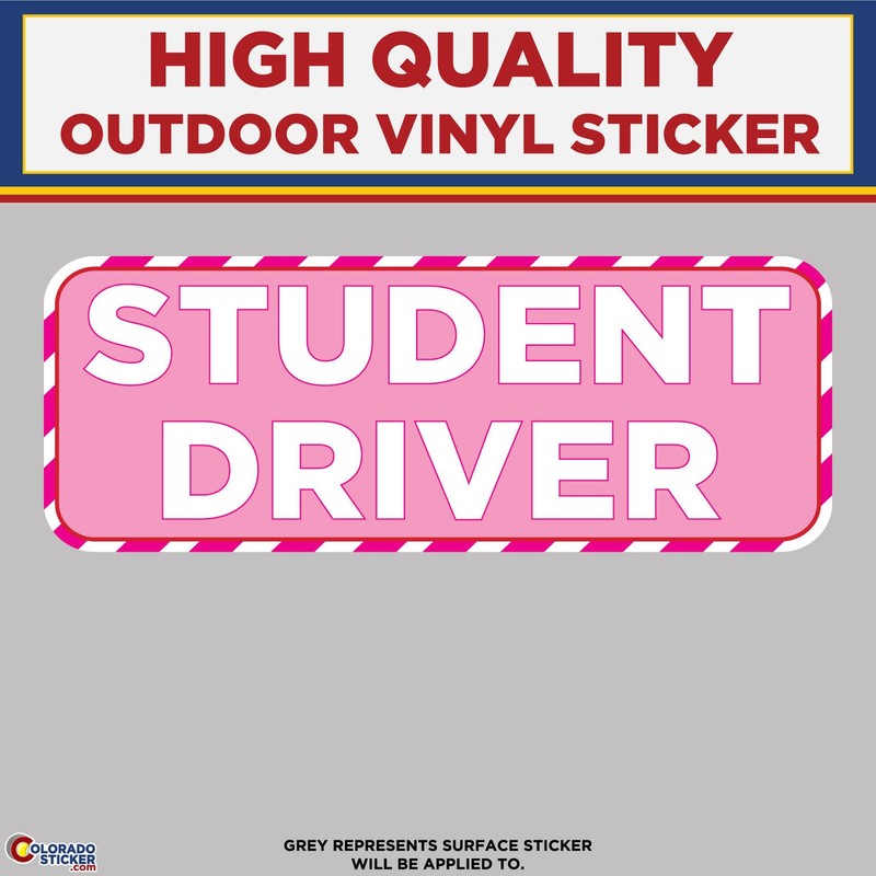 Student Driver Pink