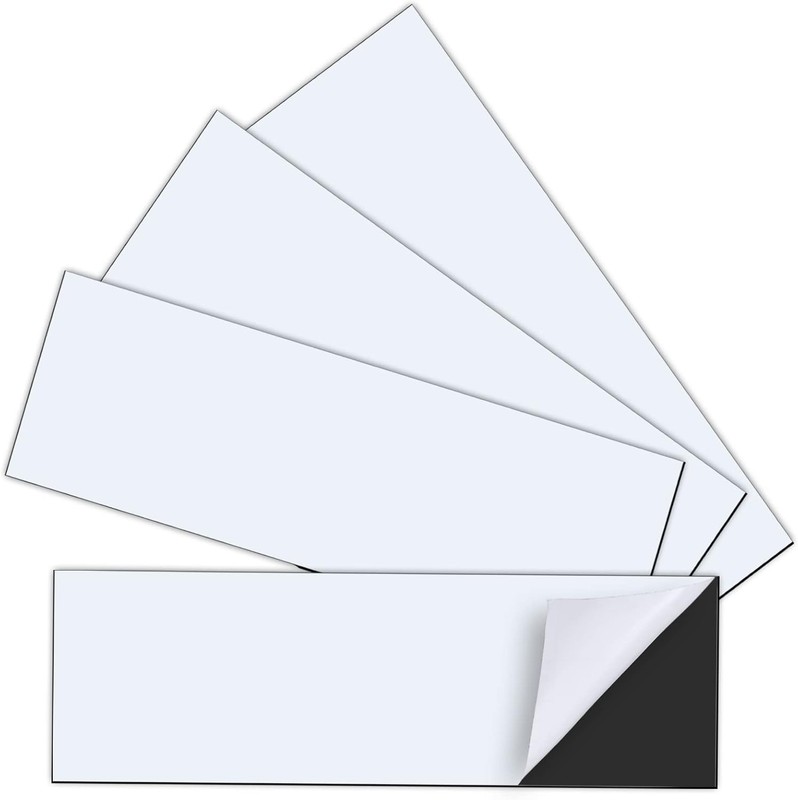 Bumper Sticker Magnets 4 Pcs 12×4 Inch Flexible Sheet
