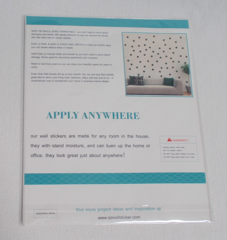 210 Black 1.75" Polka Dots Removable Vinyl Decal Circular Wall Stickers gallery