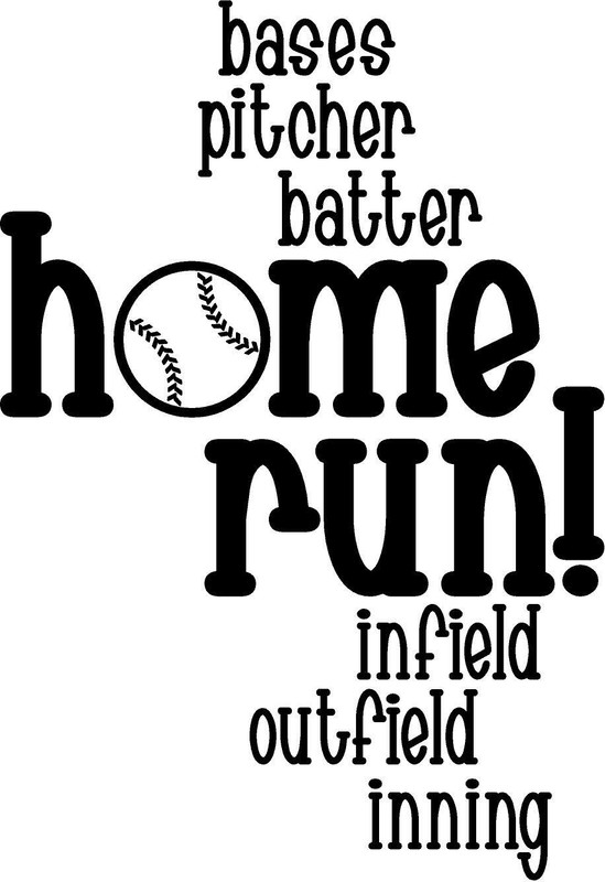 Bases Pitcher Batter… Vinyl Decal 12″ x 19″