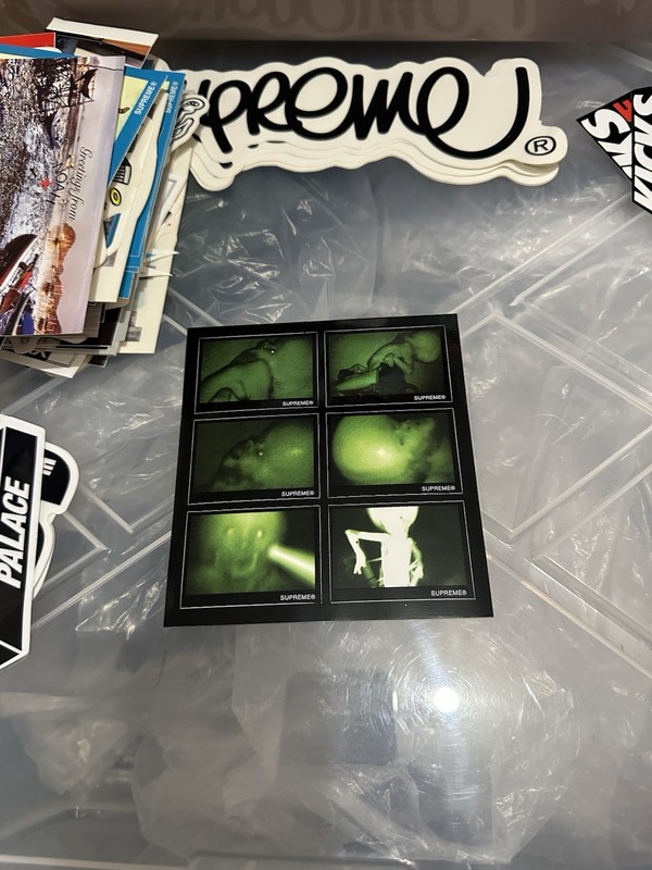 Supreme Rubber Johnny Chris Cunningham Sticker (FW18)