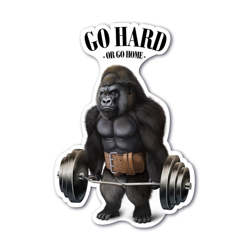 Fox Republic Gorilla Deadlift Waterproof Sticker