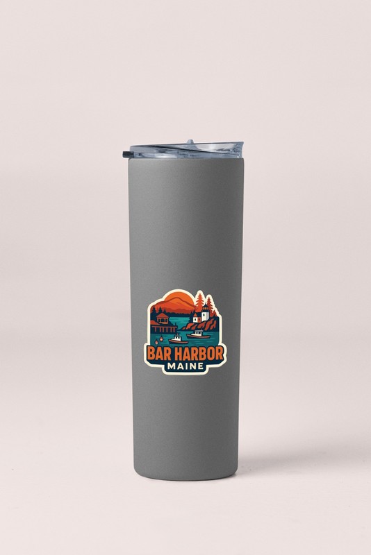 Bar Harbor Sticker Decal Vinyl Die-Cut City Skyline Landmark Design gallery